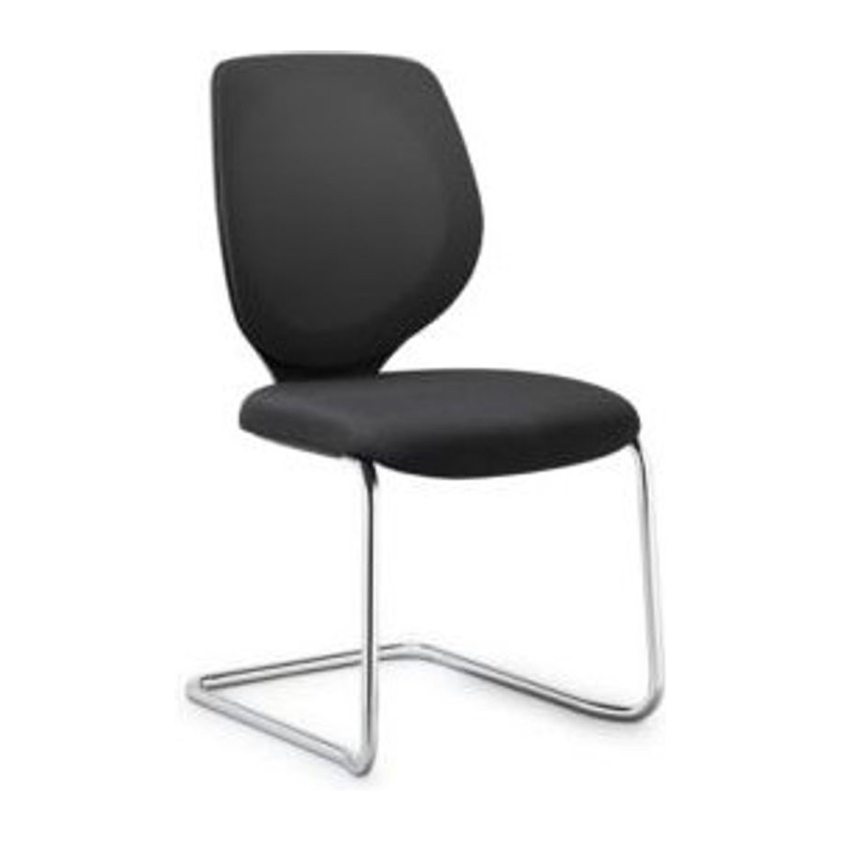 GIROFLEX Freischwinger 353 mit Netzrücken aus Metall in Schwarz - Bild 1