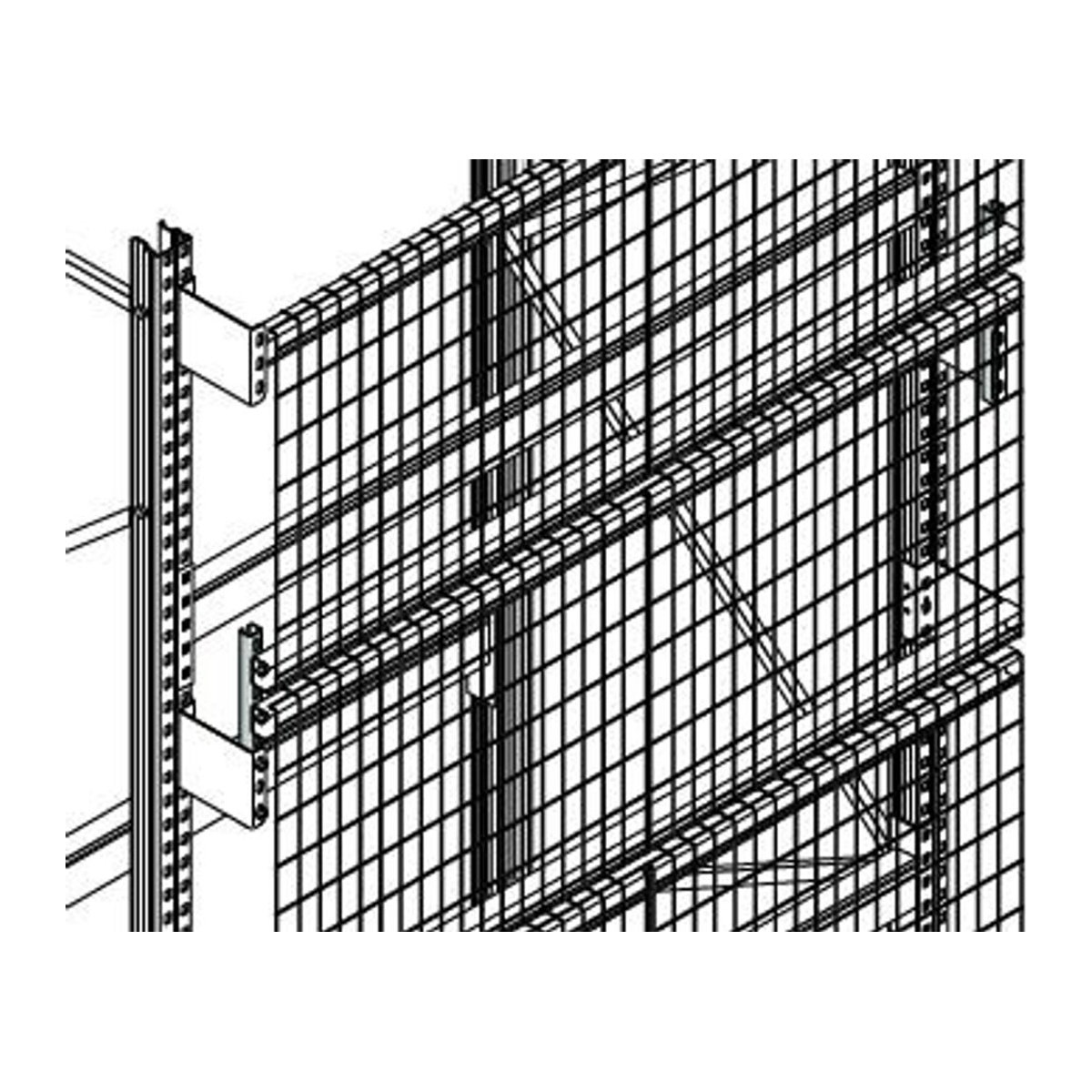 Gitterrückwand-Set für Sauna mit Zubehör, Höhe: 580 cm, Tiefe: 85 cm, Breite: 270 cm - Bild 1