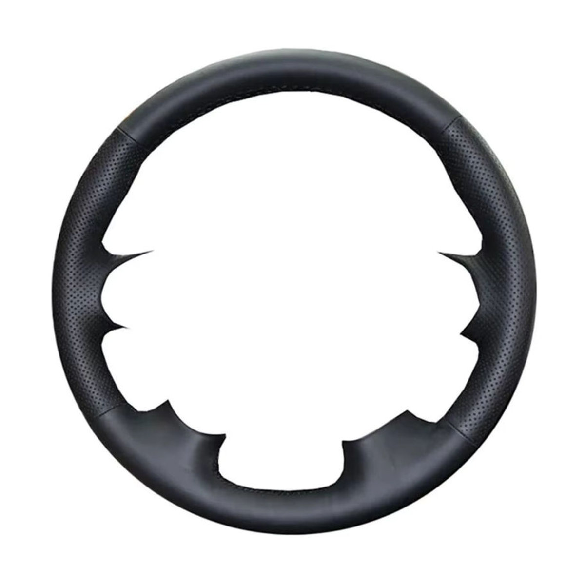 GNUPME Handgenähte Lenkradbezüge aus Kunstleder in Schwarz für Peugeot 206 und 206 SW - Bild 2