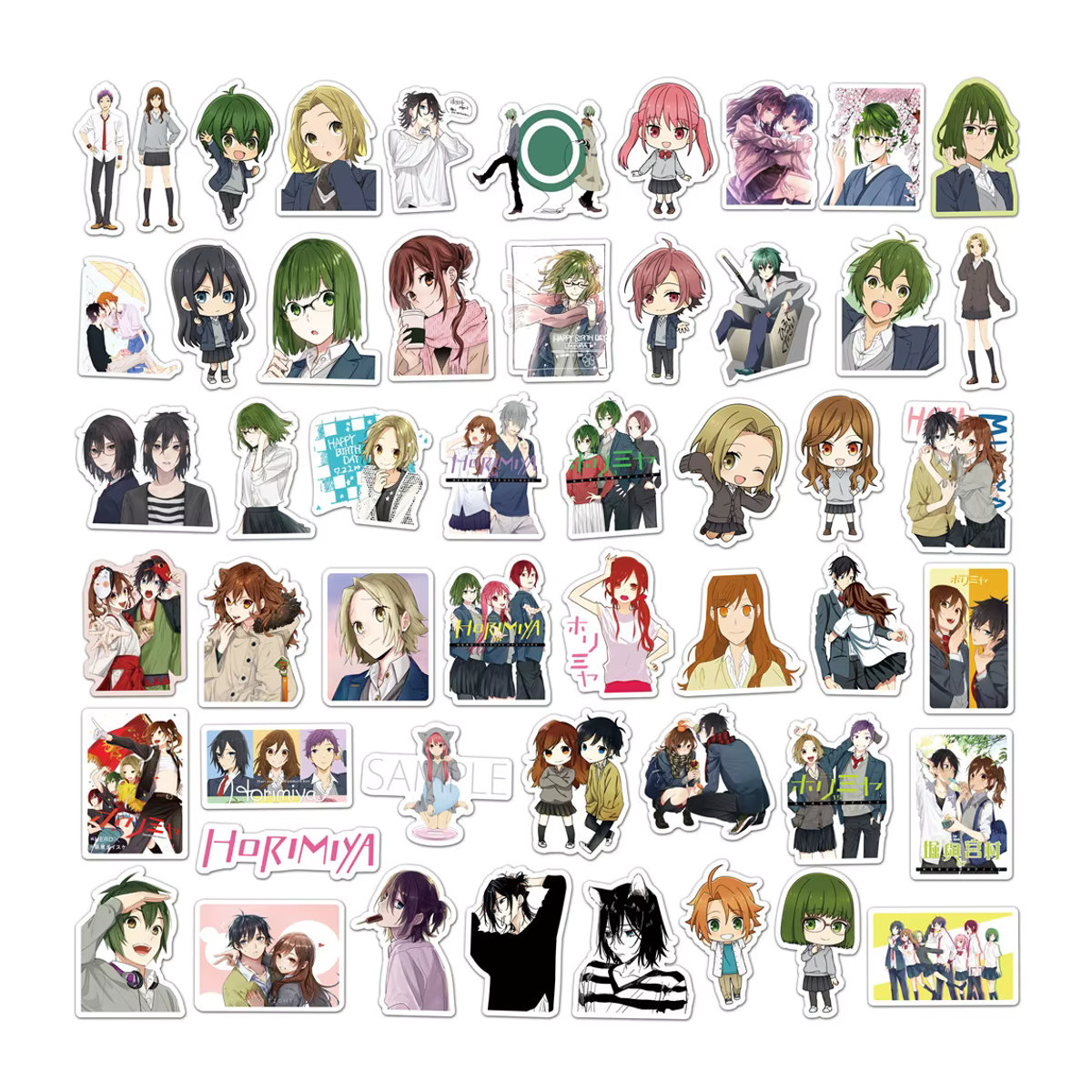 GOGOTU Horimiya Serie Graffiti Aufkleber Set, mehrfarbig, Papier - Bild 3