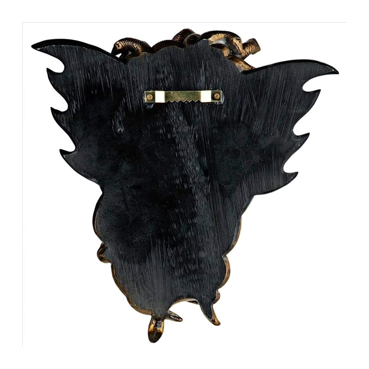 Goldene Medusa-Kopf Skulptur aus Kunstharz als Wandbehang für dein Zuhause - Bild 3