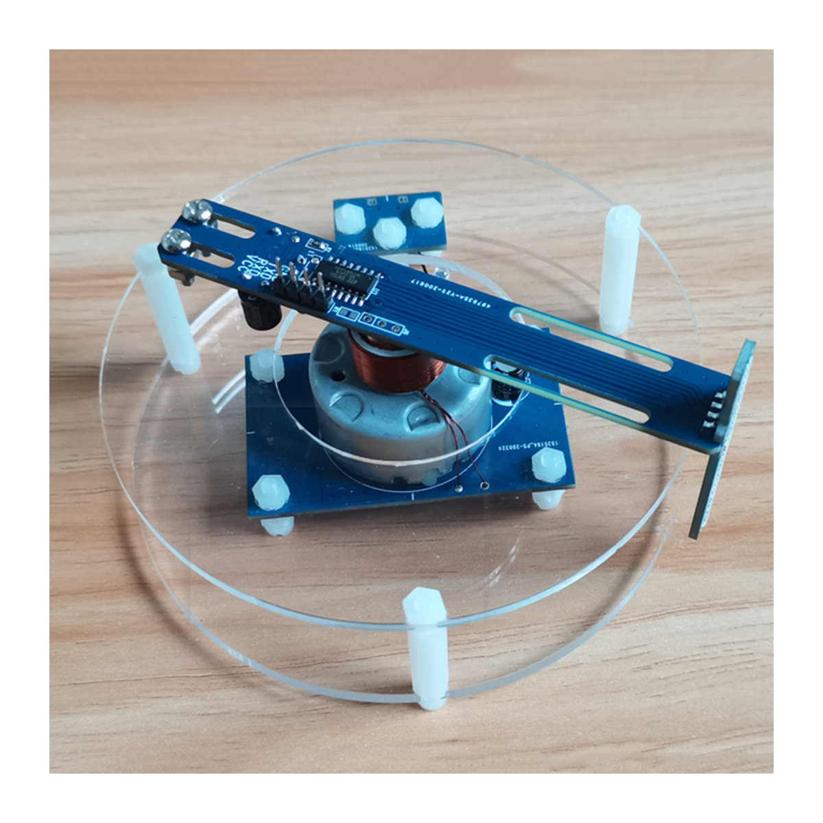 Goni LED Display Rotation DIY Set mit benutzerdefinierter Wortanzeige in Blau - Bild 1