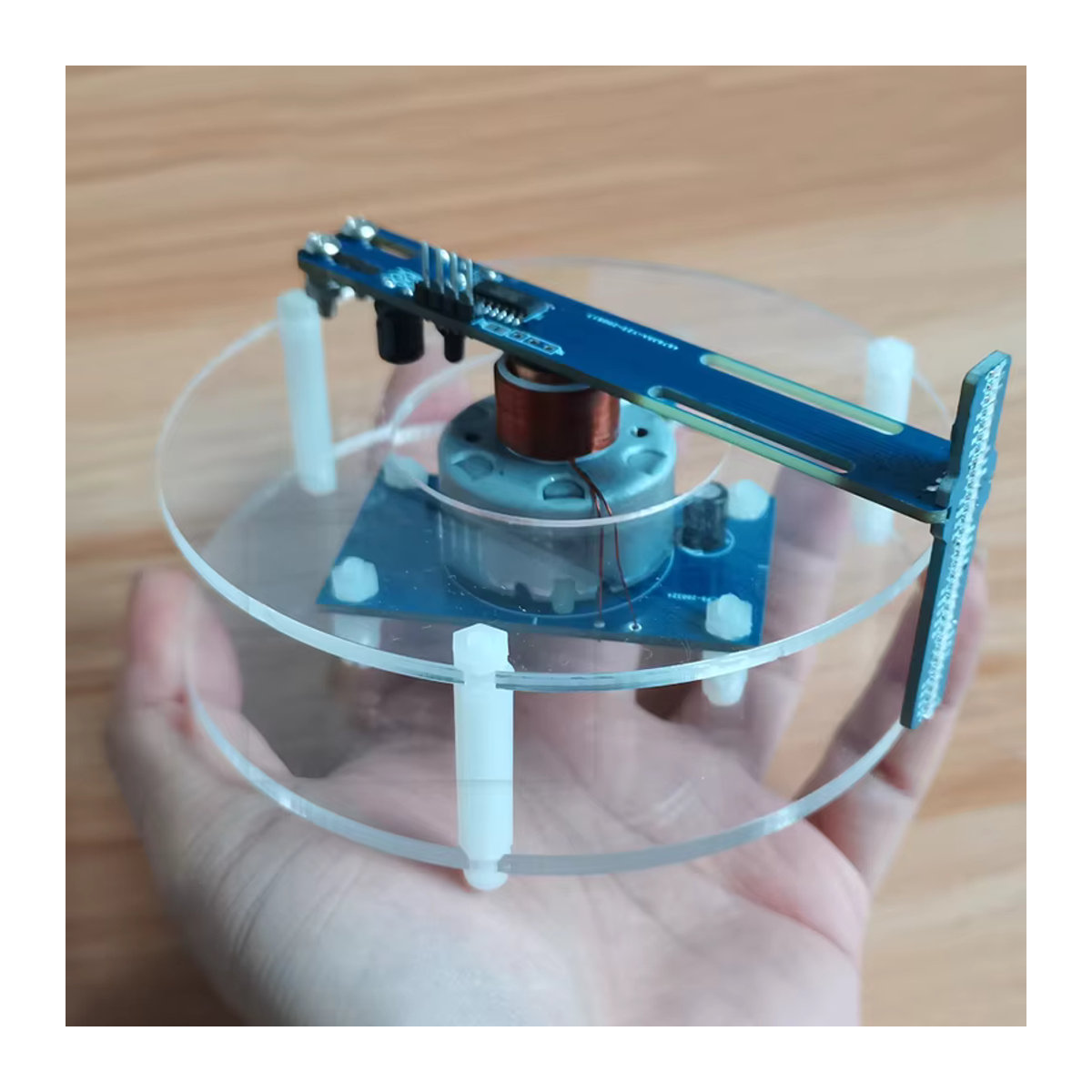 Goni LED Display Rotation DIY Set mit benutzerdefinierter Wortanzeige in Blau - Bild 2