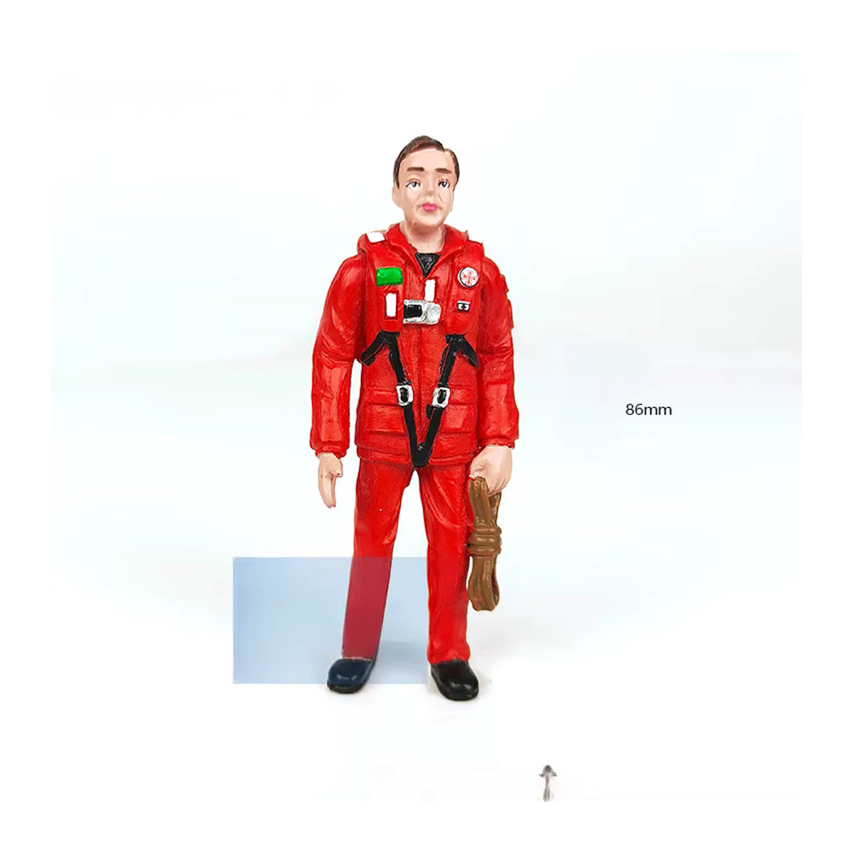 Goni Rettungsschiff Puppe Modell Kapitän und Matrosen in Rot für Universal-Szenen aus Kunststoff - Bild 2