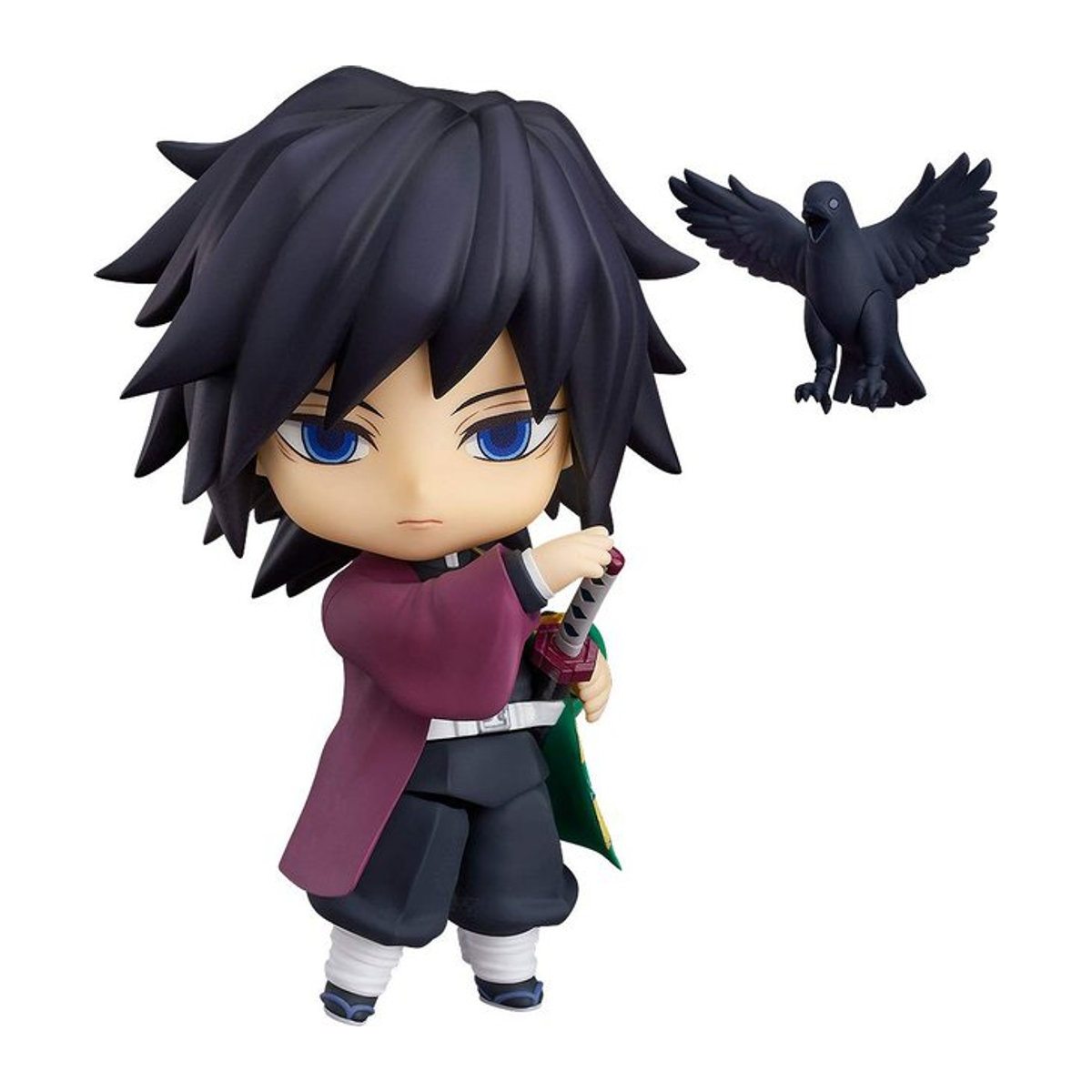 Good Smile Company Nendoroid Giyu Tomioka Anime-Figur aus Kimetsu no Yaiba, bemalt und beweglich, Kunststoff - Bild 1