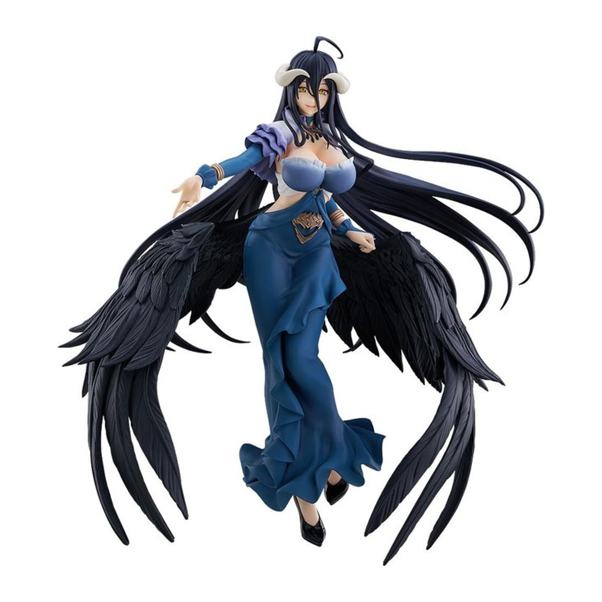 Good Smile Company Pop Up Parade Overlord Albedo Anime-Figur in tiefschwarzem Kleid aus Kunststoff, schwarz - Bild 1