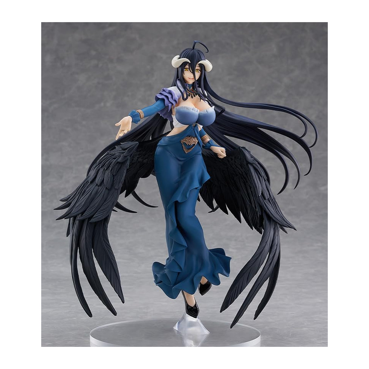 Good Smile Company Pop Up Parade Overlord Albedo Anime-Figur in tiefschwarzem Kleid aus Kunststoff, schwarz - Bild 2