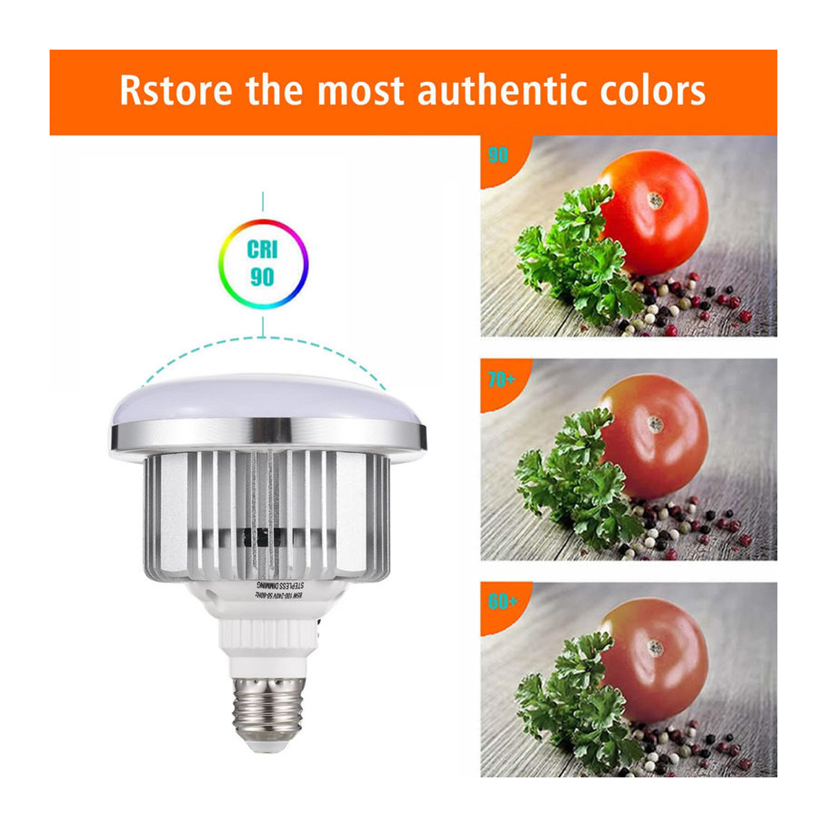 GoolRC 2er Set LED Fotografie Lampen 85W E27 mit einstellbarer Helligkeit und Farbtemperatur 3200K-5500K in Weiß - Bild 2
