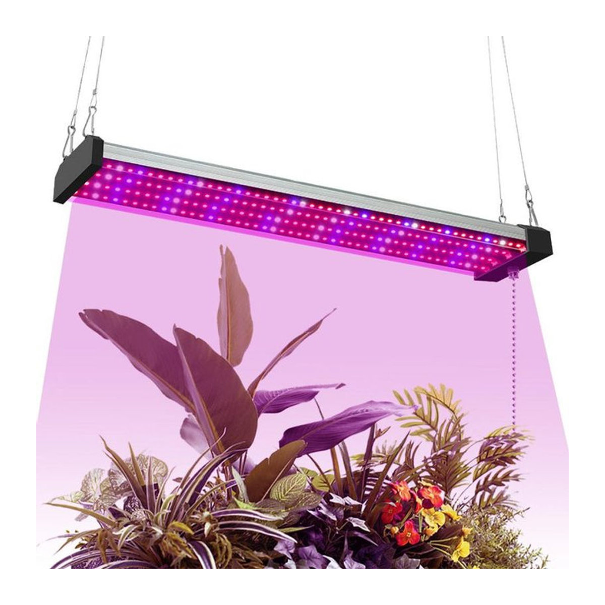 GoolRC LED-Wachstumslichter für Zimmerpflanzen mit Vollspektrum, verknüpfbar, 5000 K Tageslicht, Rot und Blau, IP20, 50 cm - Bild 1
