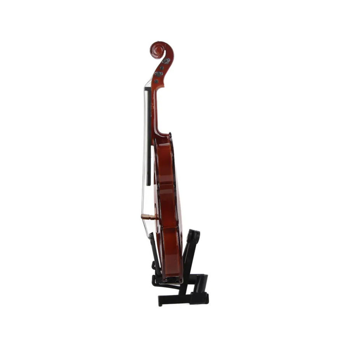 GoolRC Mini Violine aus Holz als dekoratives Musikinstrument-Modell in Braun - Bild 3