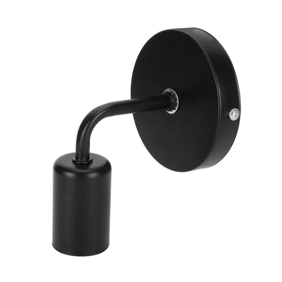 GoolRC Retro Wandlampe aus Metall in Schwarz mit E27 Fassung im Industrial Design - Bild 5