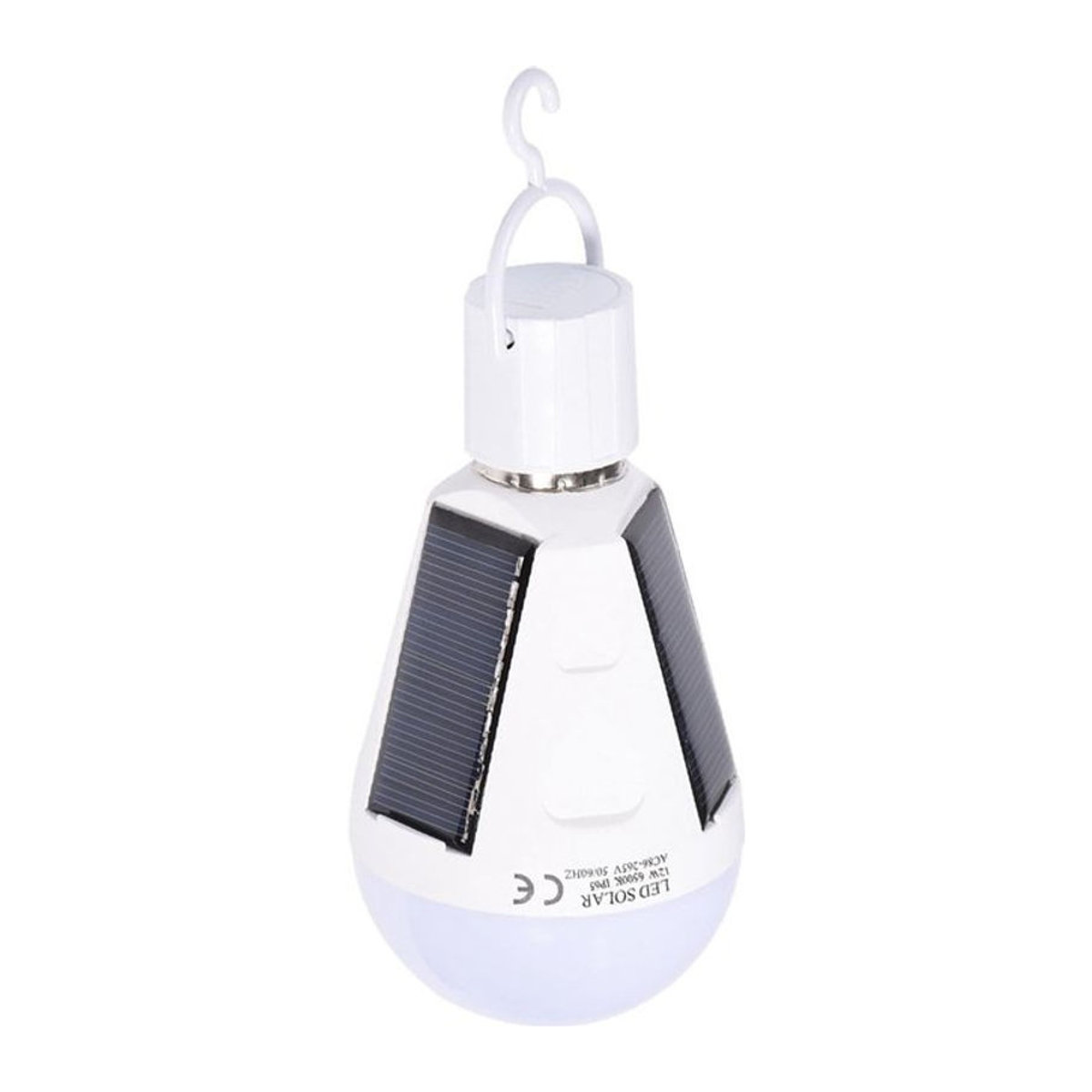 GoolRC Solar LED Glühbirne mit Solarpanel, tragbare wasserdichte Notfalllampe für Camping und Wandern, 12W, Modern - Bild 1