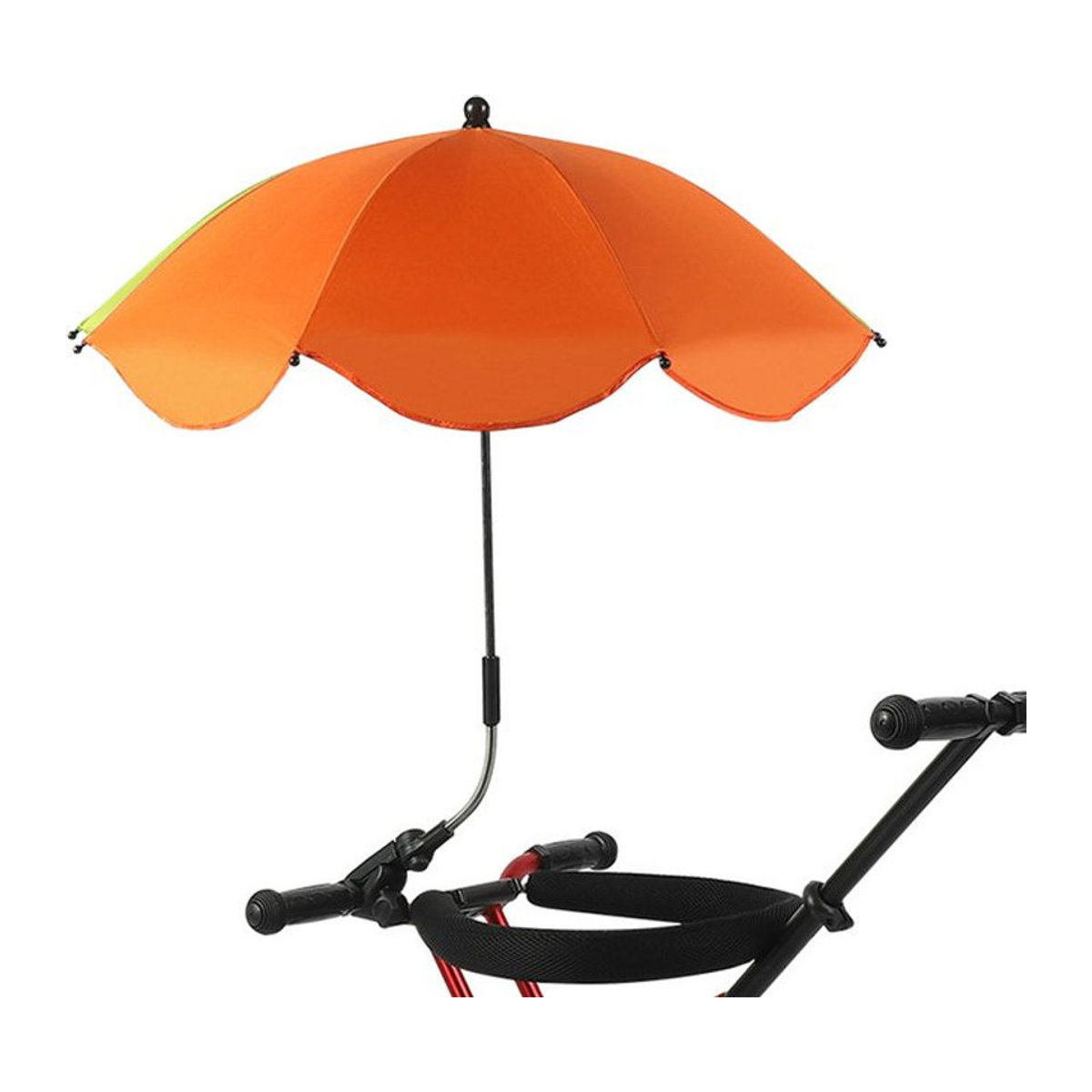 GoolRC Tragbarer Stuhlschirm mit Klemme für Terrassen und Kinderwagen in Orange - Bild 1
