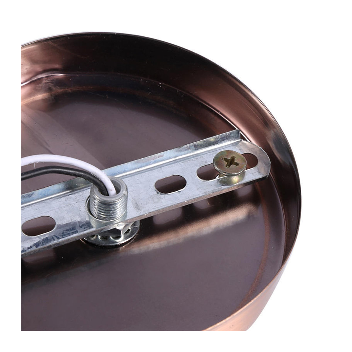 GoolRC Vintage Wandleuchte und Deckenleuchte aus Metall in Rot Bronze mit drehbarer E27 Fassung im Industrial Design - Bild 7