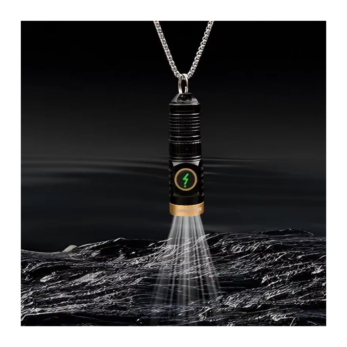 GOPEAK Mini LED-Taschenlampe 800LM wasserdicht mit Halskette für Camping und Angeln - Bild 2