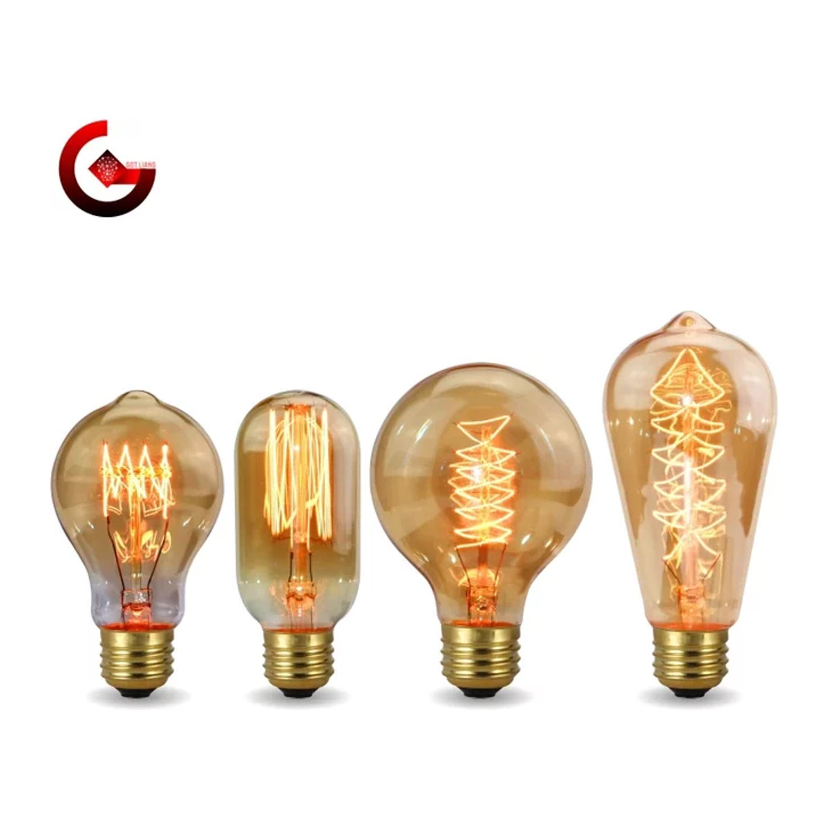 GOT LIANG Retro Edison LED Glühbirne E27 40W Vintage Filament Lampe - Bild 1