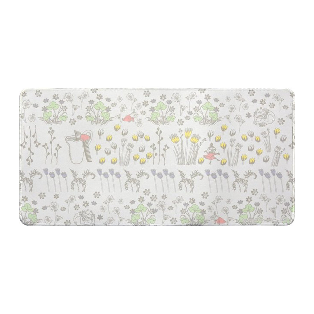 Gourmandise Moomin Tischdecke My und Floral Matte mit Muster, 2er-Set - Bild 1