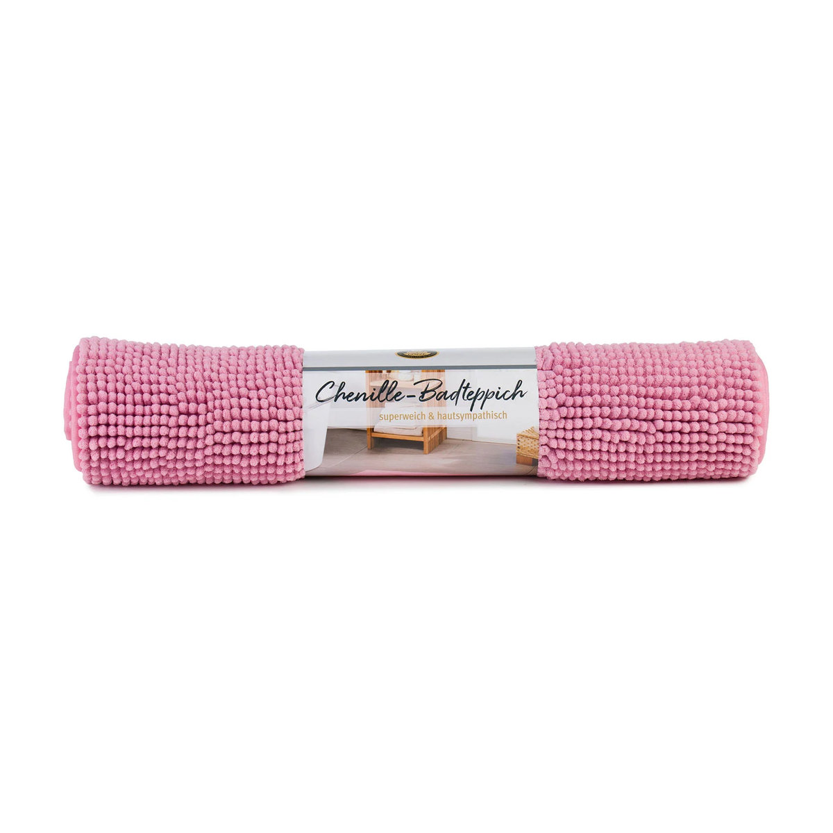 GÖZZE Badteppich Chenille in Rosa, rechteckig und saugstark, Breite: 60 cm, Länge: 100 cm - Bild 2