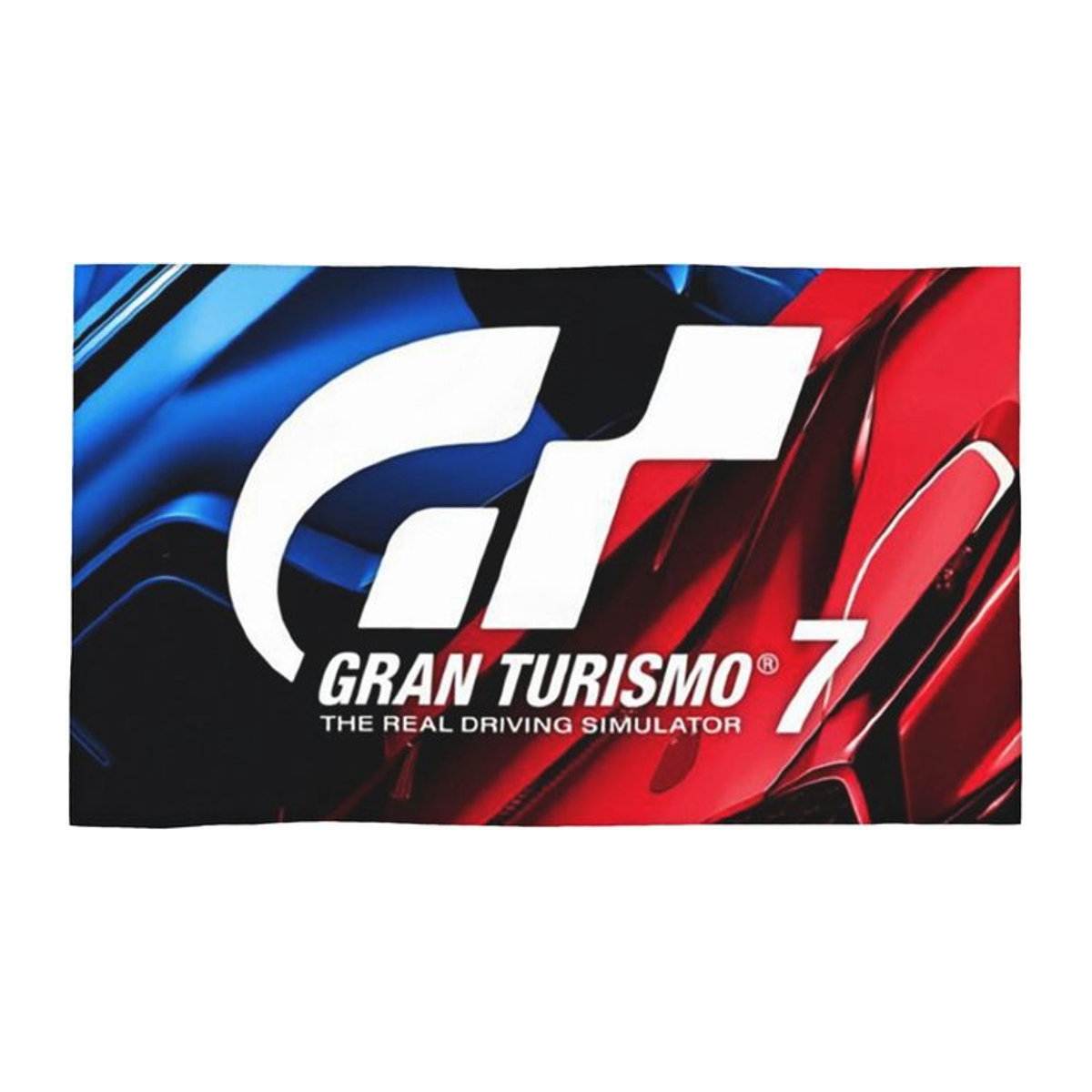Gran Turismo Handtuch aus Baumwolle, weiß, B: 30 cm, H: 60 cm - Bild 1