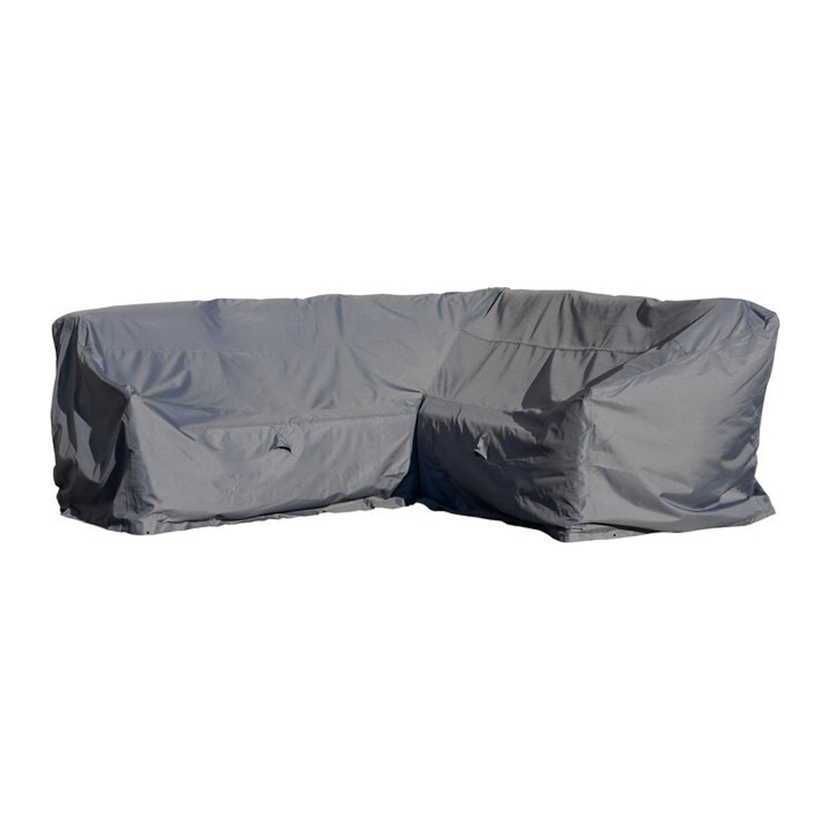 Graues Ecksofa aus Kunststoff als Premium Dining-Lounge-Ecke in L-Form - Bild 1