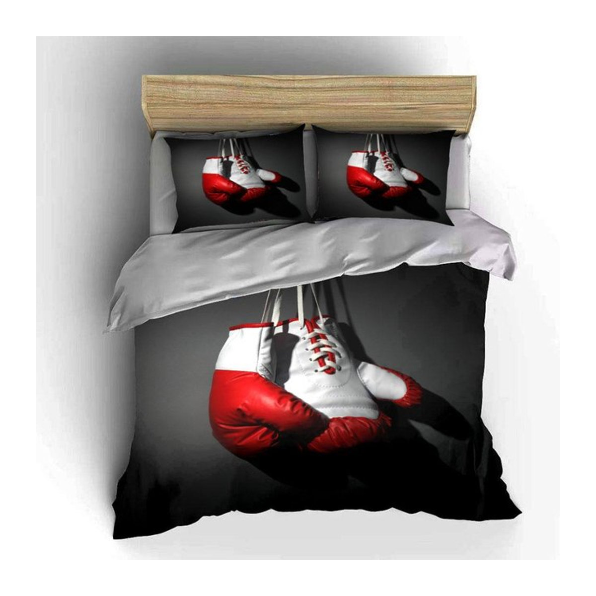 Grosstor 3-teiliges Bettwäscheset Multicolor für Kinder und Erwachsene, B/T: 135 x 200 cm - Bild 1