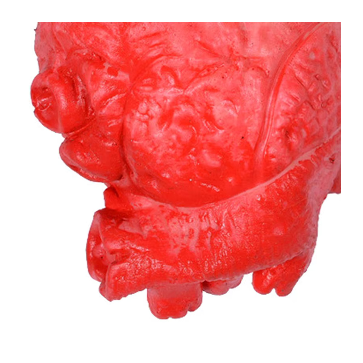 Gruseliges menschliches Herz aus Gummi als lebensgroße Halloween Dekoration - Bild 3