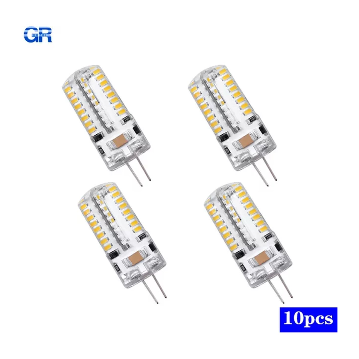 GRZBI G4 LED Glühbirne Set 10 Stück Kaltweiß SMD2835 Ersatz für Halogenlampen - Bild 1