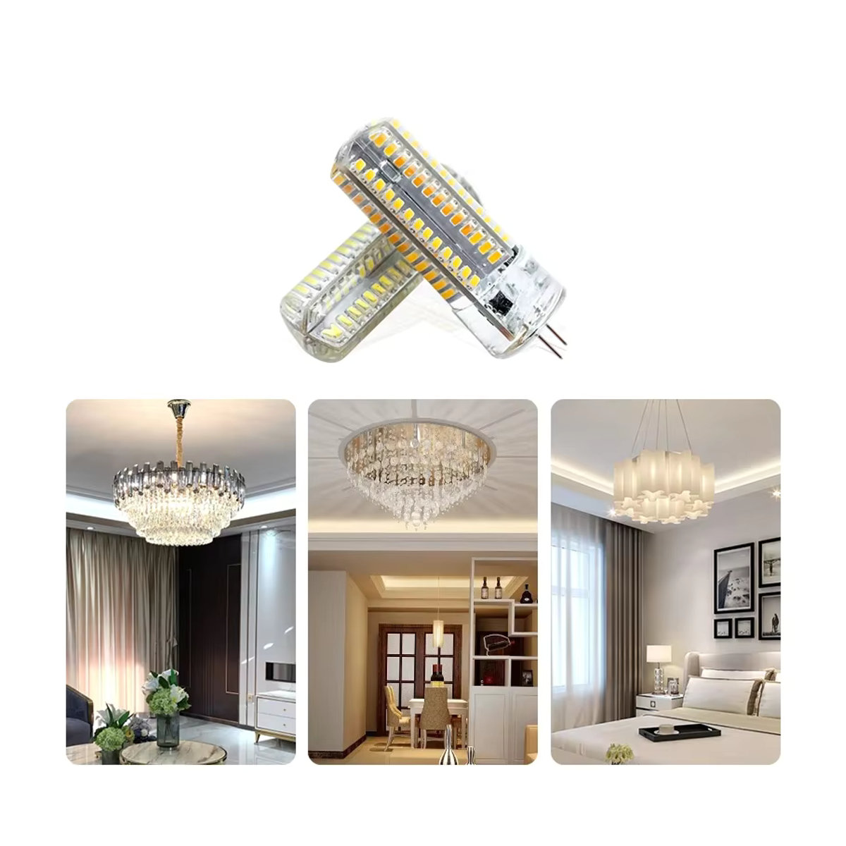 GRZBI G4 LED Glühbirne Set 10 Stück Kaltweiß SMD2835 Ersatz für Halogenlampen - Bild 3