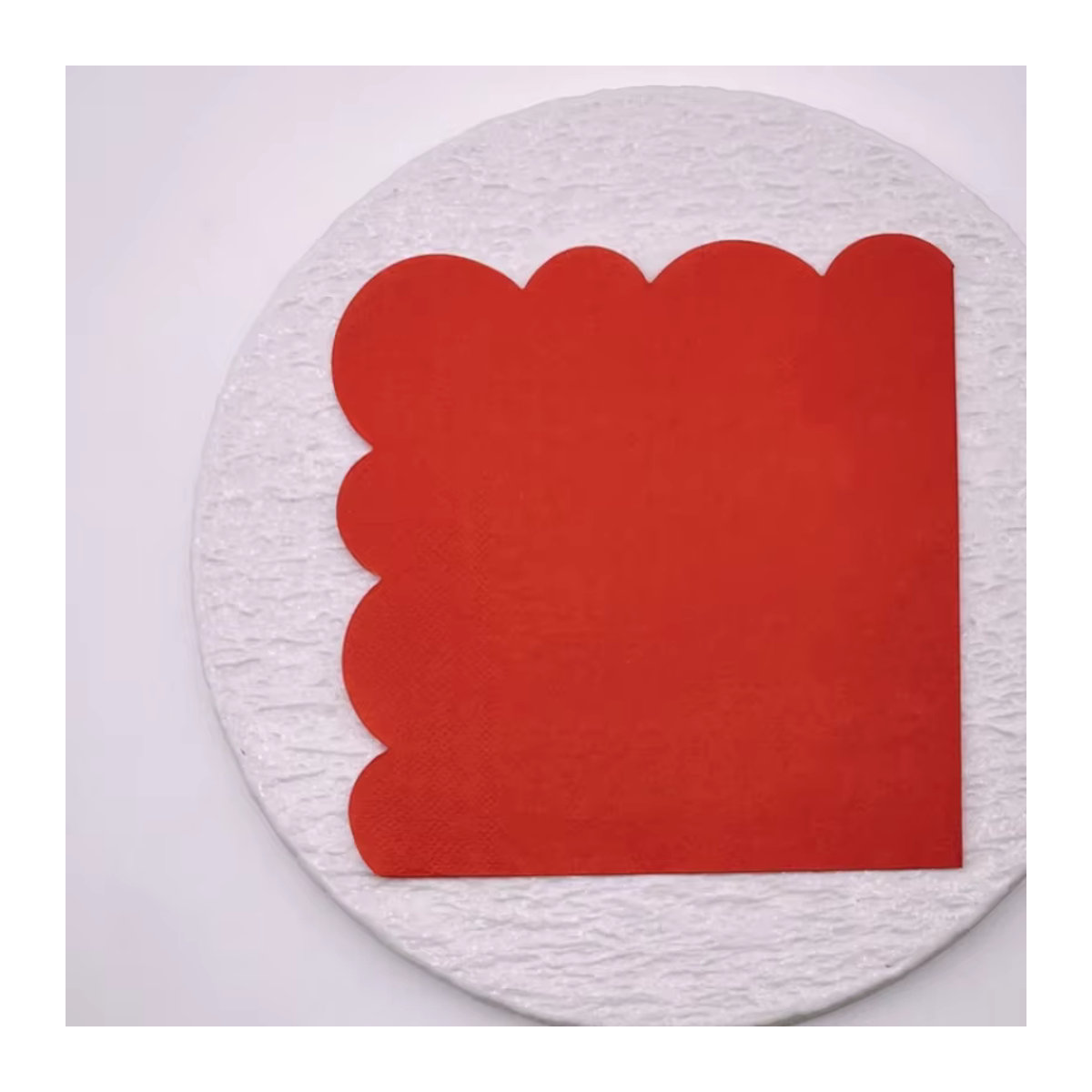 GUANYAO Servietten Set mit Cut-out Mustern und buntem Druck in Rot für chinesische Hochzeiten, 16 Stück pro Paket - Bild 3