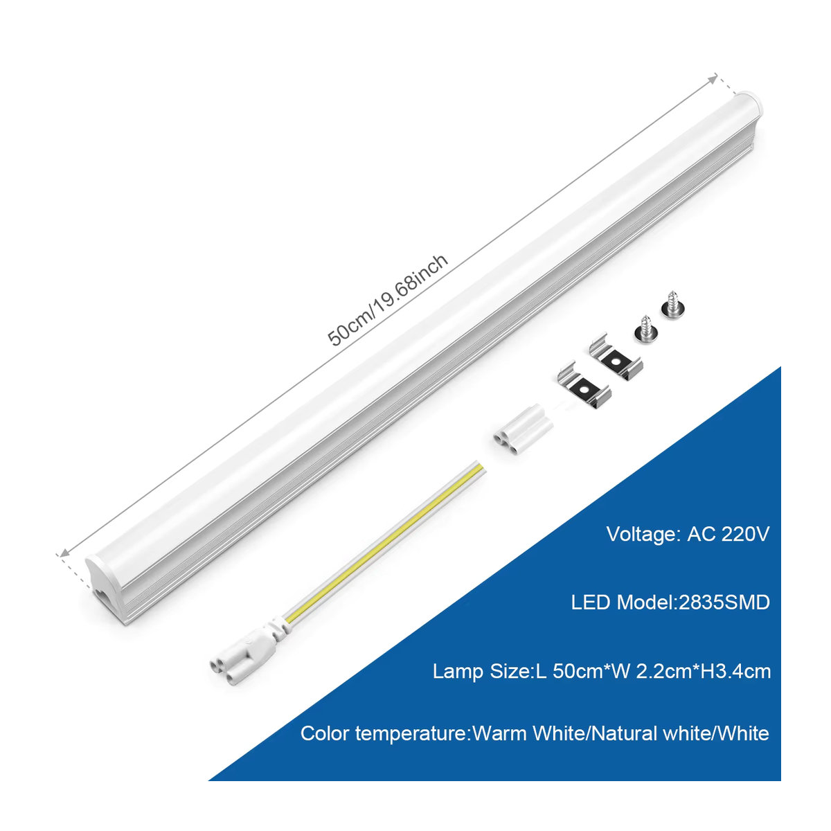 Guillermo T5 LED-Röhre, 15 W, 50 cm - Bild 3