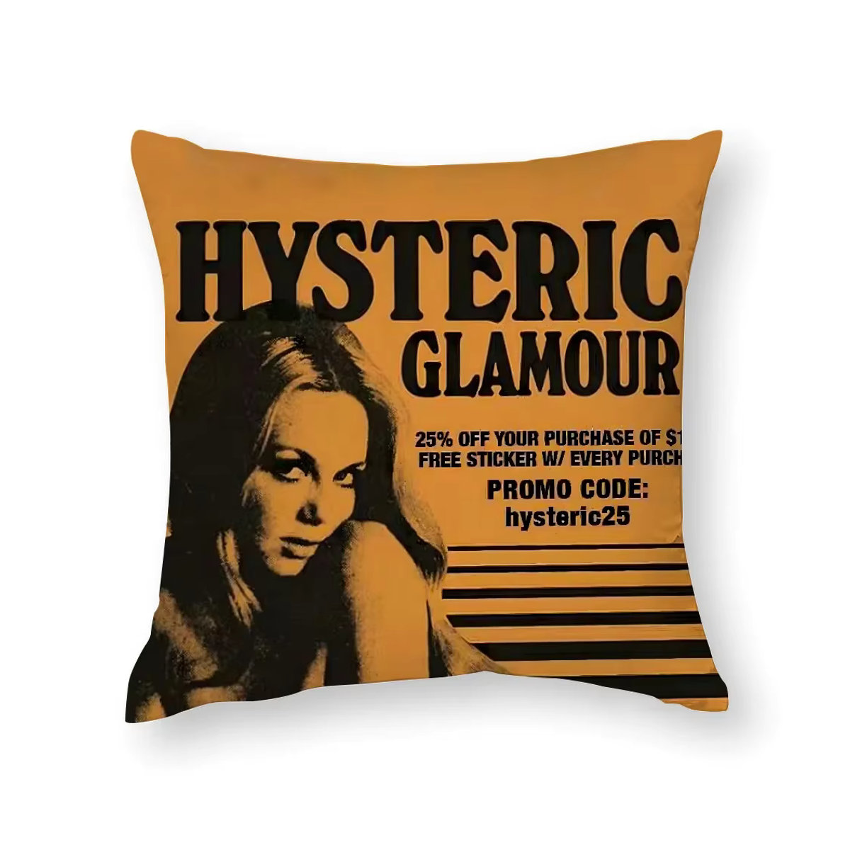 H-HystericS G-Glamour Kissenbezug aus weichem Plüschstoff mit doppelseitigem Druck - Bild 4