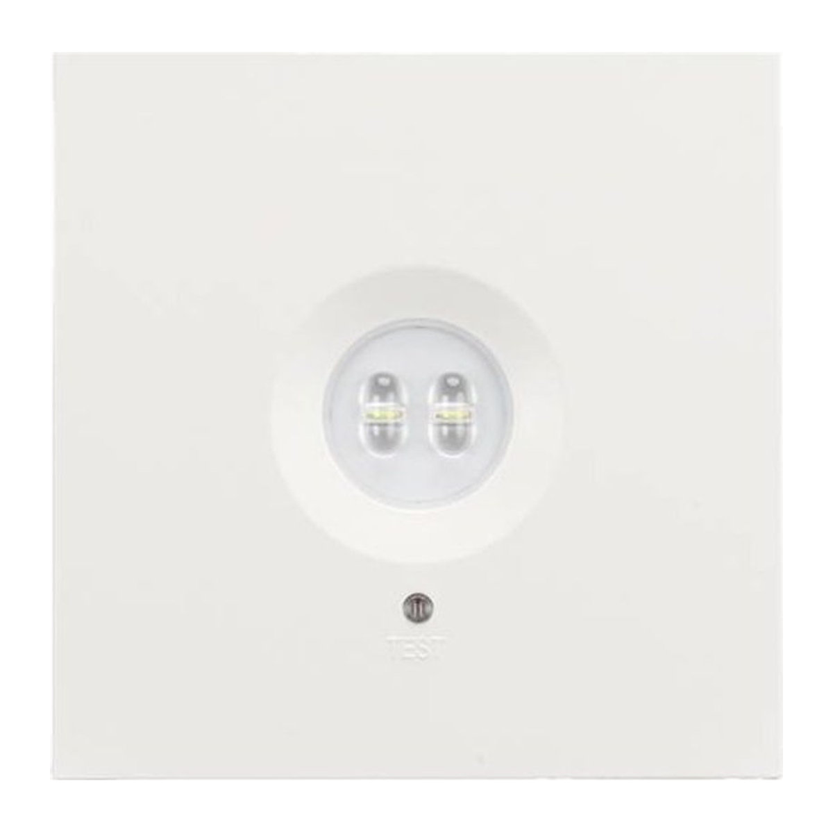 H1 Solutions 1045 Sicherheitsleuchte LED Deckenlampe Weiß Minimalistisch aus Kunststoff mit 5.000 K - Bild 1