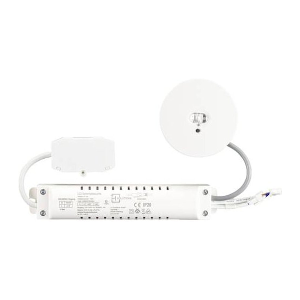 H1 Solutions 1053 LED Einbaustrahler Sicherheitsleuchte in Weiß mit 5.000 K - Bild 1