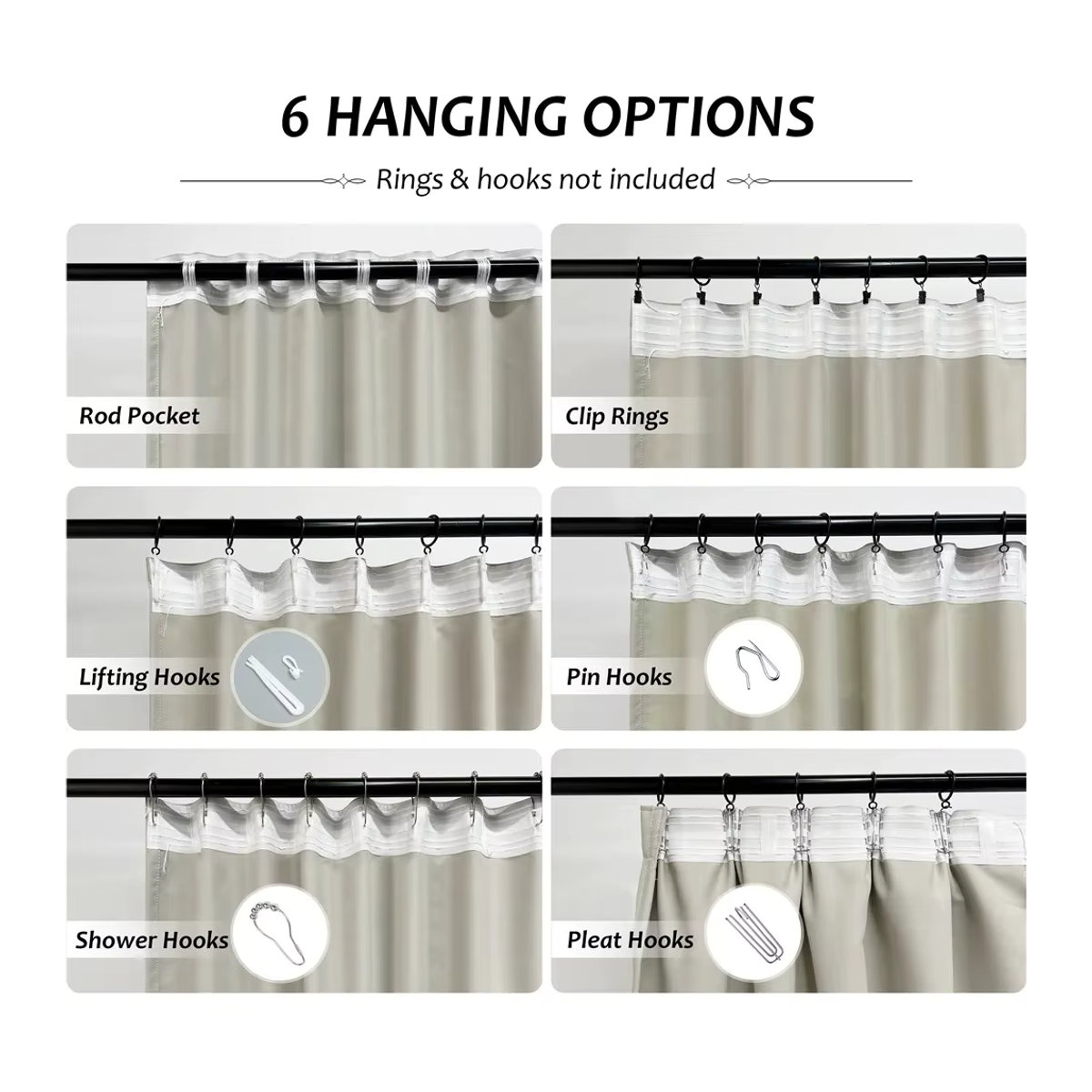 Halbtransparente Voile-Vorhänge in Weiß als Lichtfilter und Sichtschutz für dein Wohnzimmer, Schlafzimmer oder deine Küche - Bild 4