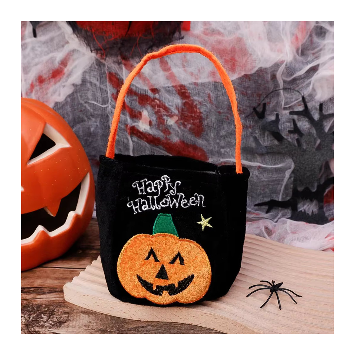 Halloween Kürbis und Geist Kostüm Set für Kinder als kreatives Verkleidungsspielzeug für die Trick-or-Treat Party - Bild 3
