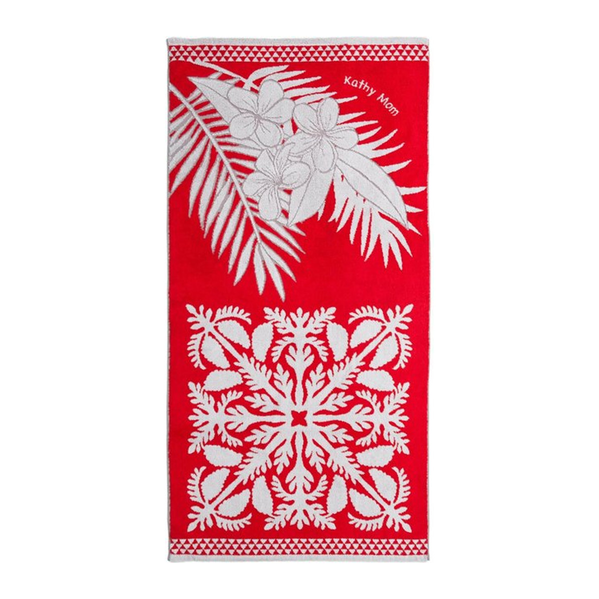 Handtuch Meleohana Serie Hawaiianisches Quiltmuster von Sliema Japan Products in Multicolor - Bild 1