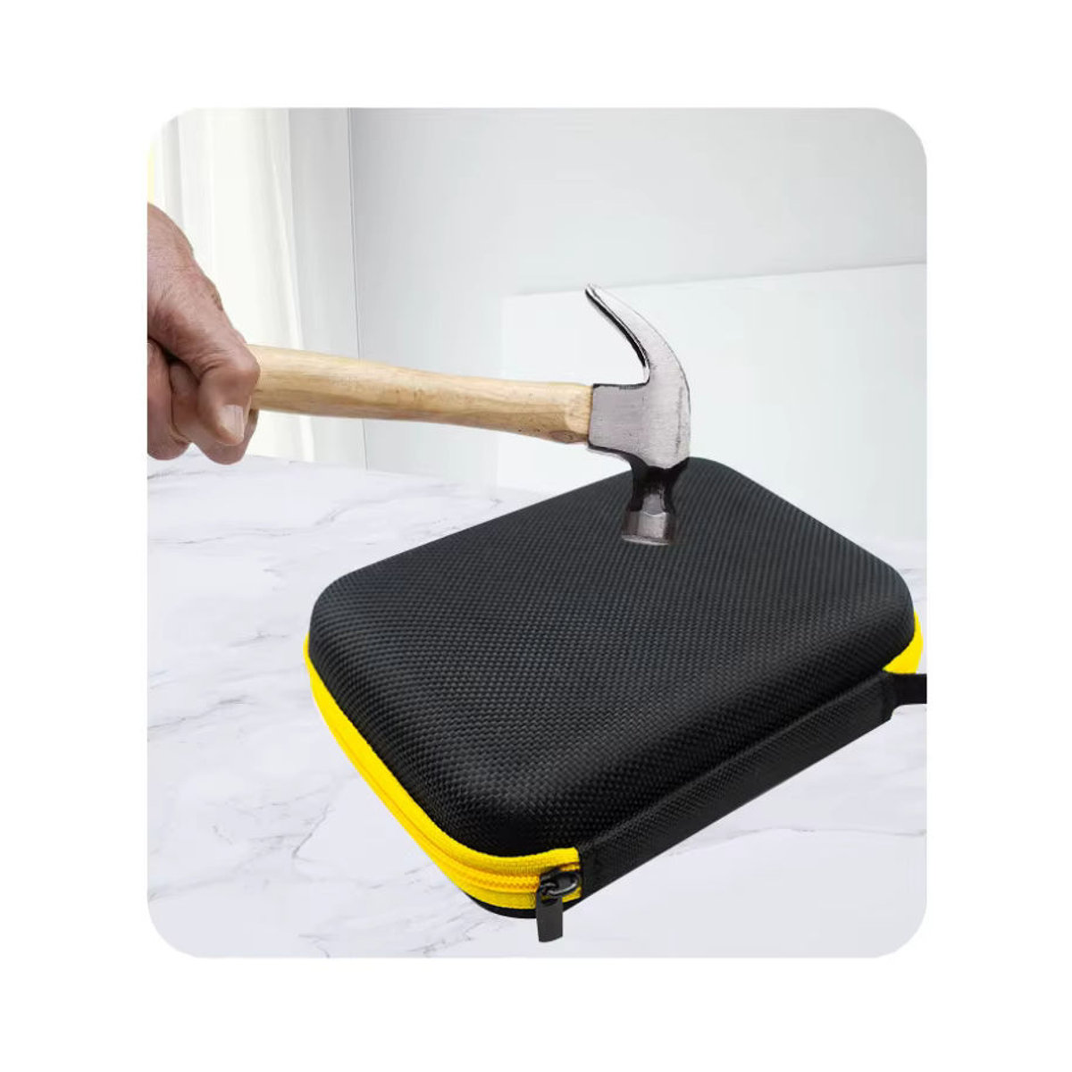 Haolonggcp Schützende Aufbewahrungstasche für RGB20S Spielkonsole, harte Reisetasche mit Handschlaufe, Schwarz - Bild 4