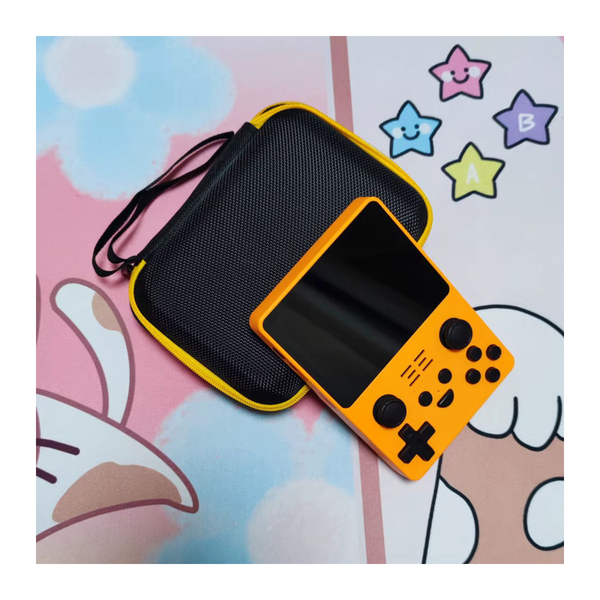Haolonggcp Schützende Aufbewahrungstasche für RGB20S Spielkonsole, harte Reisetasche mit Handschlaufe, Schwarz - Bild 5