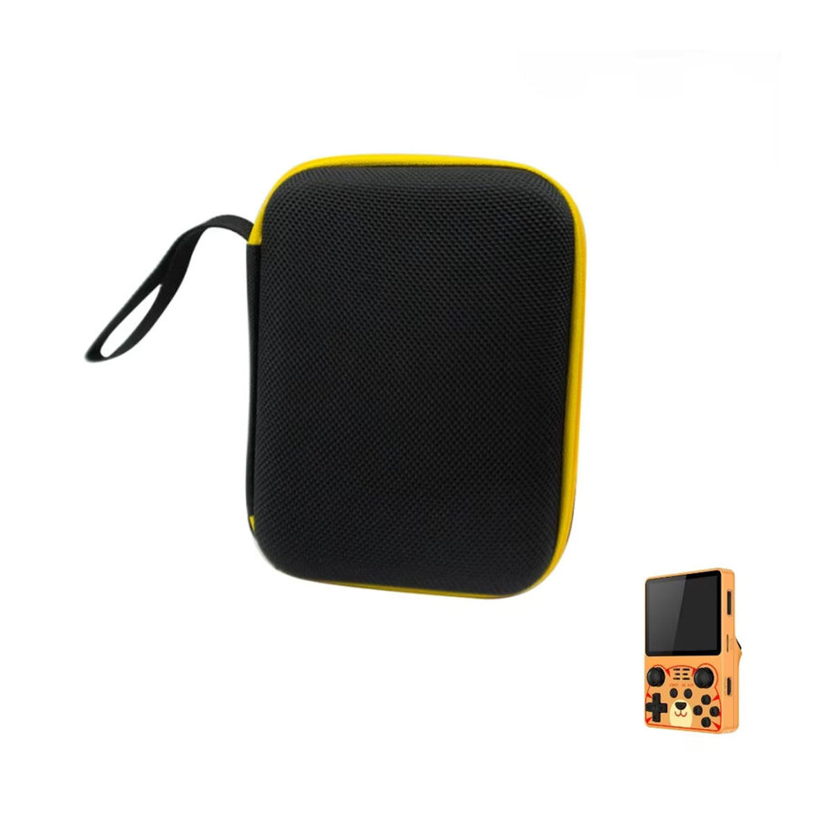 Haolonggcp Schützende Aufbewahrungstasche für RGB20S Spielkonsole, harte Reisetasche mit Handschlaufe, Schwarz - Bild 7