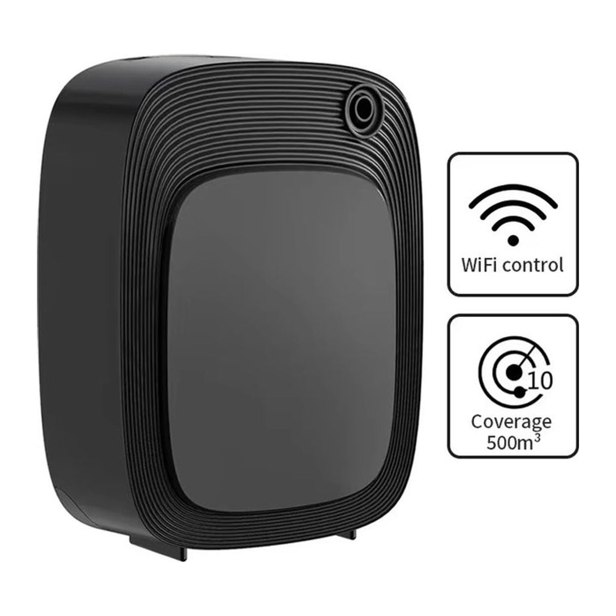 HAOYUNMA Smart Home Aroma Diffusor mit Wifi für bis zu 500m3, Duftverteiler für Hotel und Raum, erhältlich in Weiß oder Schwarz - Bild 1
