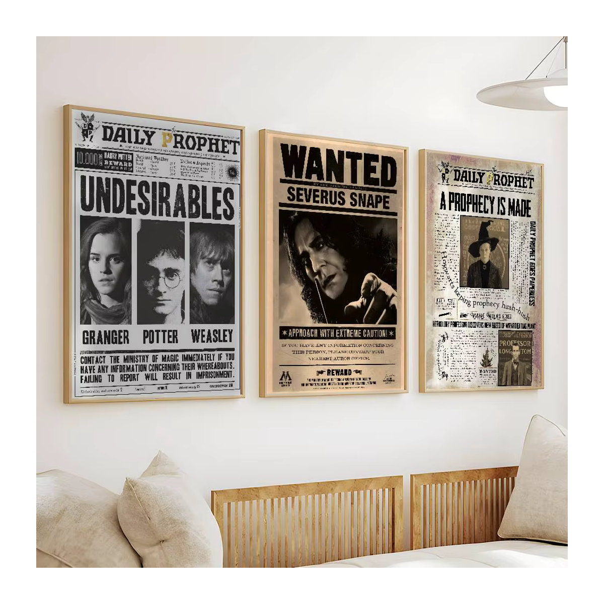 Harry Potter Film Poster Selbstklebender Wandaufkleber Vintage Wandbild Wasserdicht für Bar und Zimmer Dekoration Mehrfarbig - Bild 5