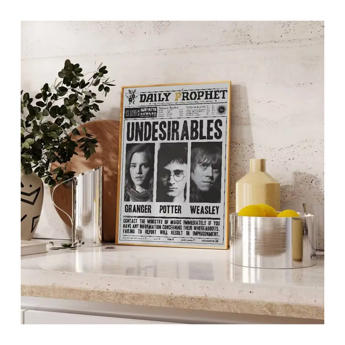 Harry Potter Film Poster Selbstklebender Wandaufkleber Vintage Wandbild Wasserdicht für Bar und Zimmer Dekoration Mehrfarbig - Bild 6