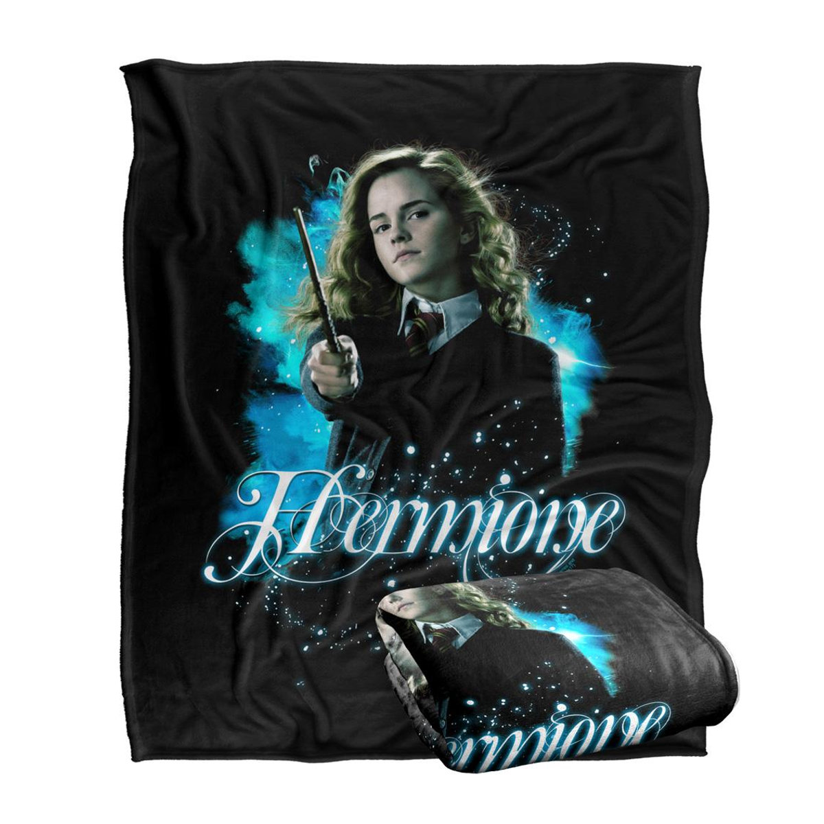 Harry Potter Hermine Decke in Schwarz One Size warm - Bild 4