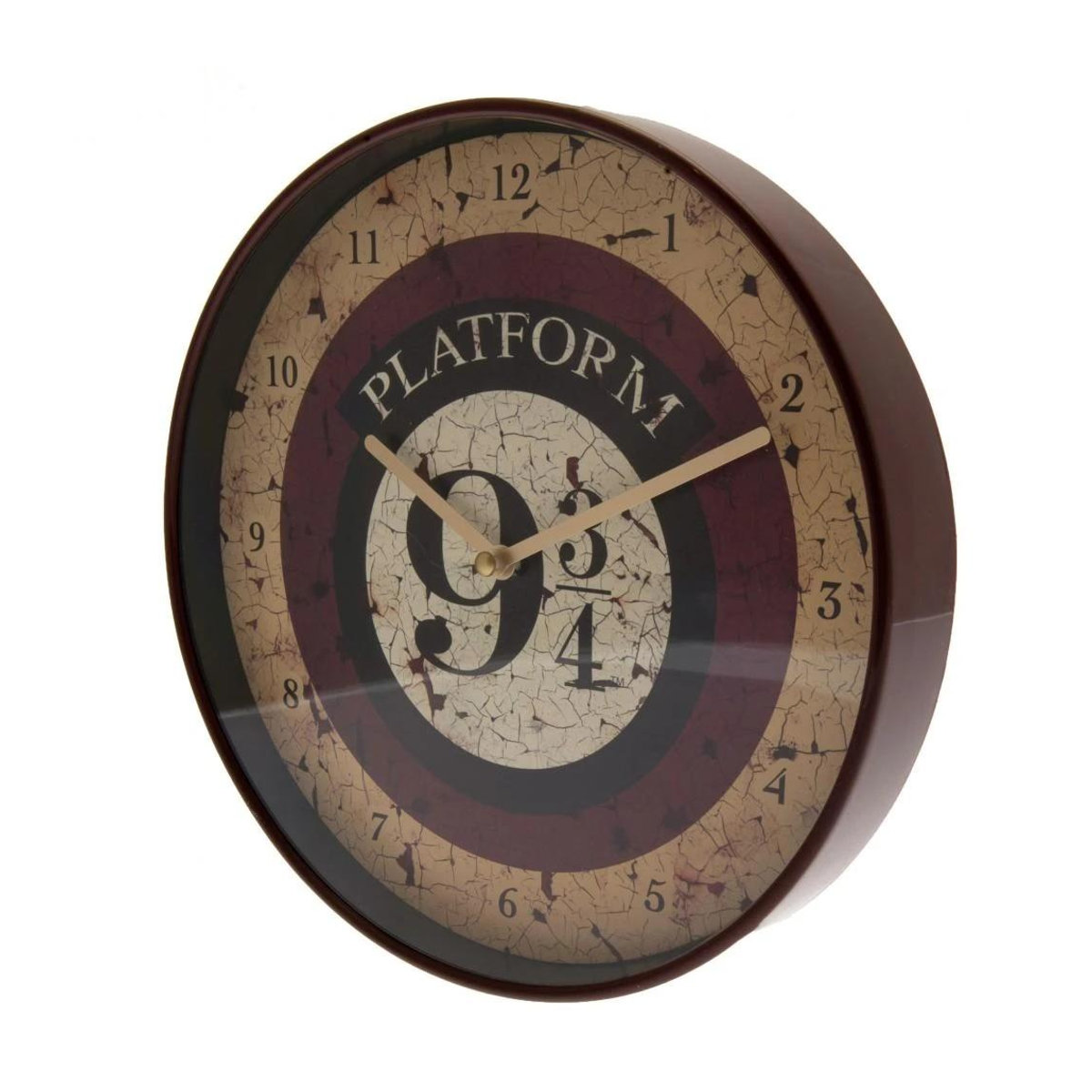 Harry Potter Plattform 9 3/4 Wanduhr, rund, Kunststoff, Durchmesser: 25 cm - Bild 2