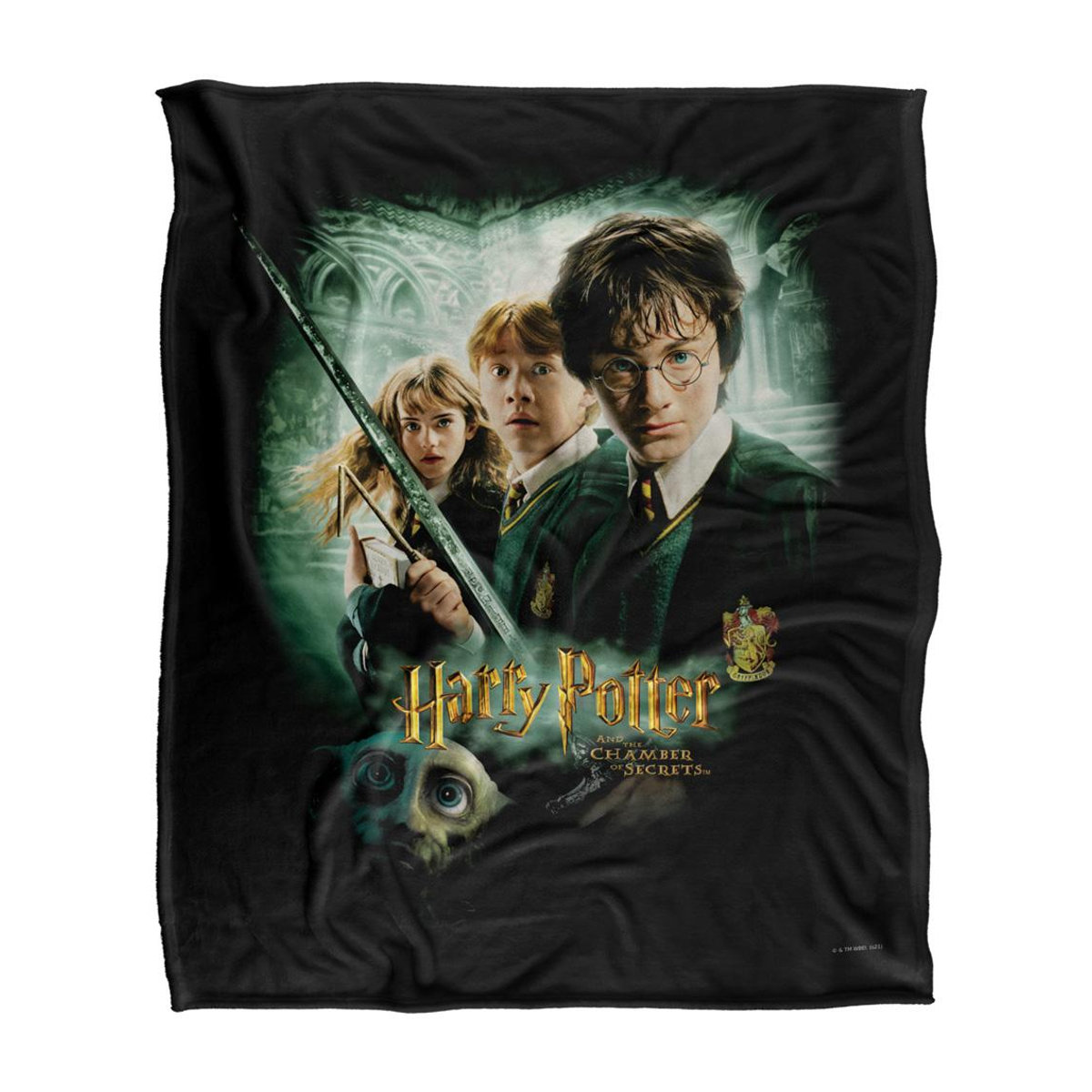 Harry Potter und die Kammer des Schreckens Filmposter Decke in Schwarz, One Size, warm - Bild 4