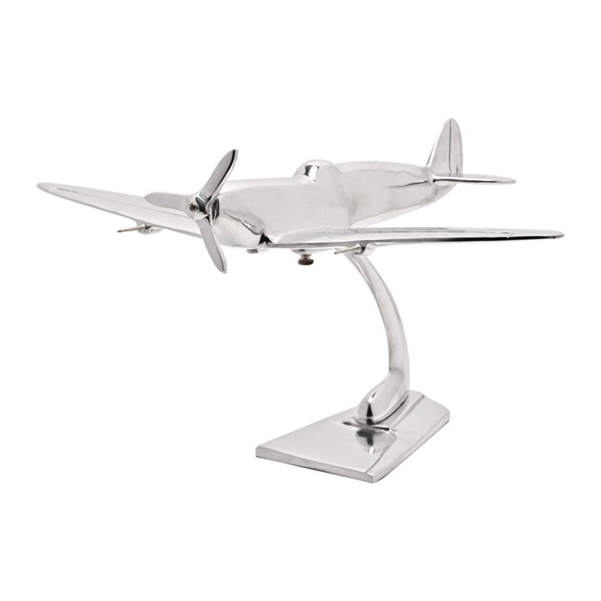 Harvey Makin Military Heritage 14 Flugzeugmodell Spitfire in Silber - Bild 1