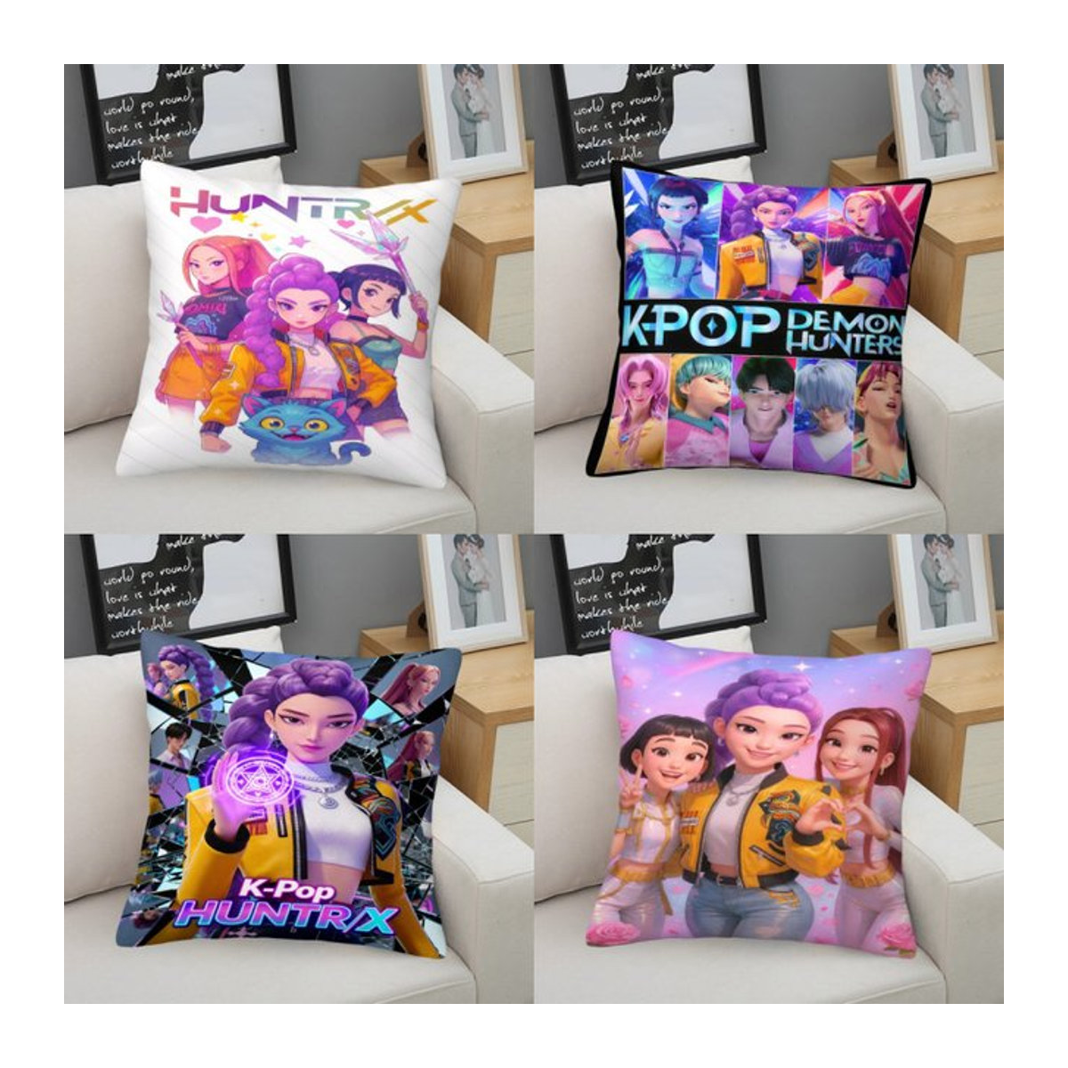 Hasbro Kpop Anime Girl Group Dekokissen aus weichem Plüsch in Multicolor - Bild 1