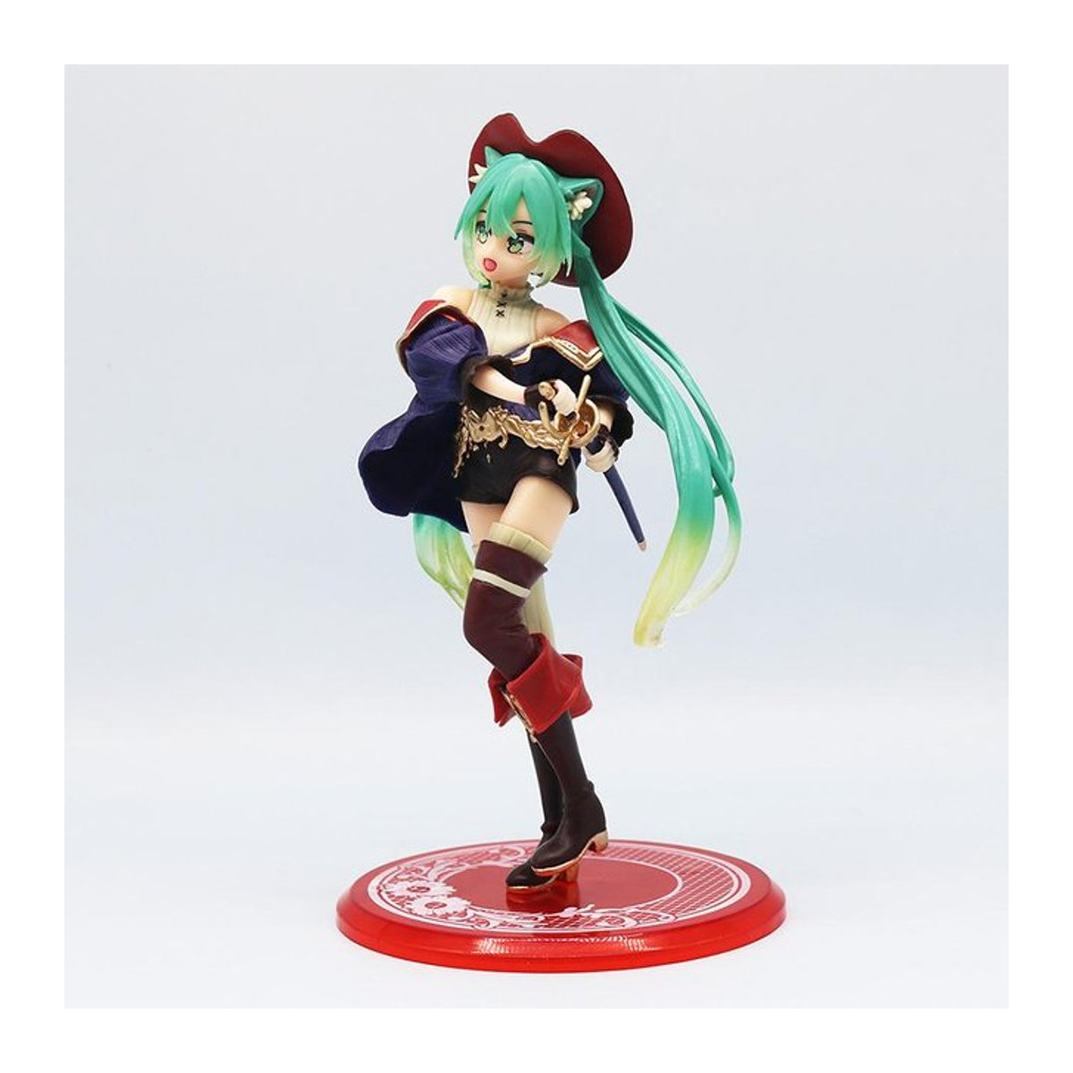 Hatsune Miku Anime Figur Fashnics Wunderland Niedliches Mädchen Schreibtischmodell aus PVC in Multicolor - Bild 1