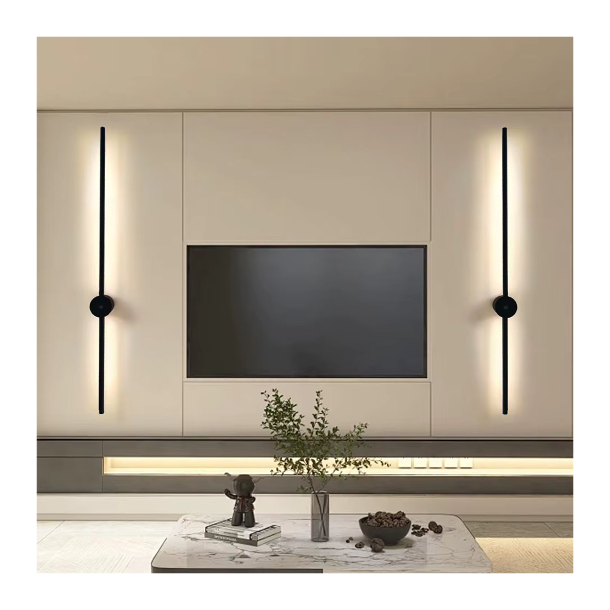 Hattery LED-Fernwandleuchte Powered Touch in Schwarz mit dreifarbiger Dimmung und 5200 mAh Akku - Bild 2