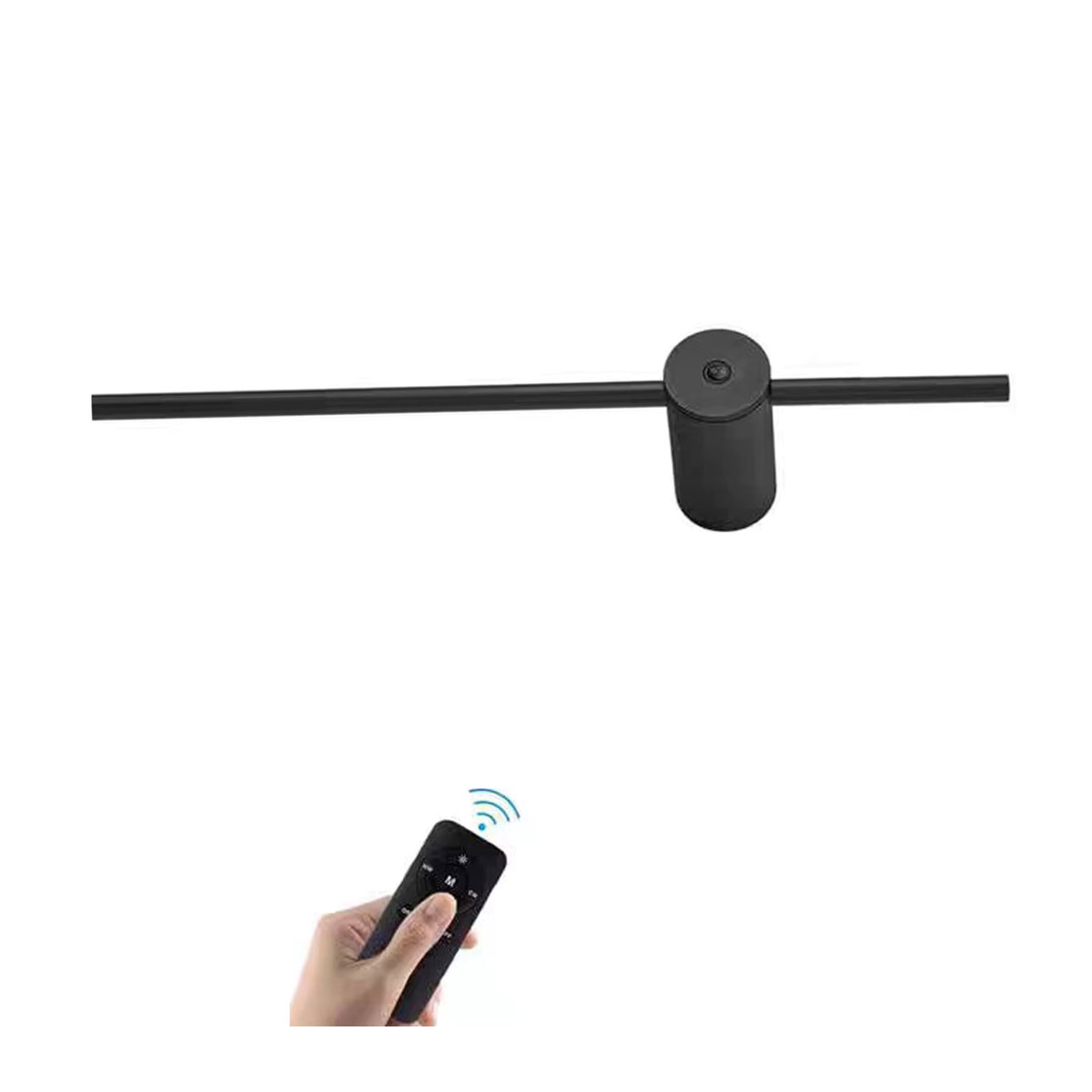 Hattery LED-Fernwandleuchte Powered Touch in Schwarz mit dreifarbiger Dimmung und 5200 mAh Akku - Bild 6